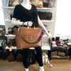Fendi Medium Brown Caramel Sunshine Tote Shopper 2