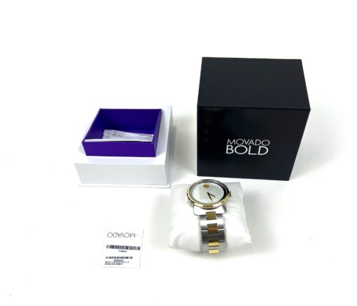Movado Bold Evolution 2.0 Men's Unisex 2 Tone Watch - Image 7
