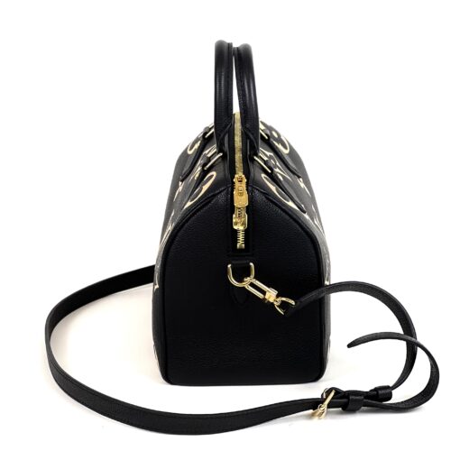 Bi-Color Black/Cream Monogram Empreinte Leather Speedy 25 Bandouliere Bag - Image 12