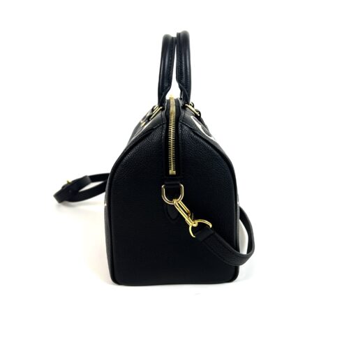 Bi-Color Black/Cream Monogram Empreinte Leather Speedy 25 Bandouliere Bag - Image 11