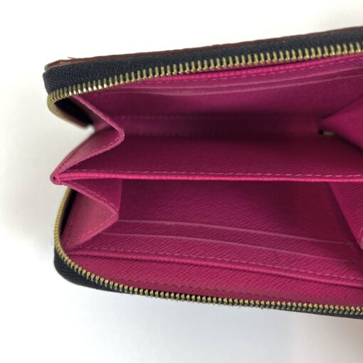 Louis Vuitton Multi Color Canvas Zippy Coin Purse Wallet Black - Image 9
