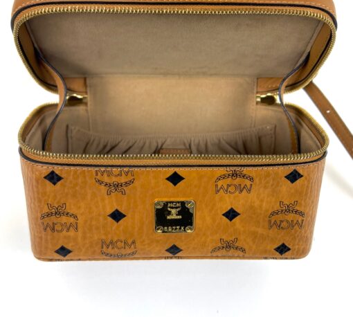 MCM Rockstar Vanity Case or Crossbody Visetos - Image 12