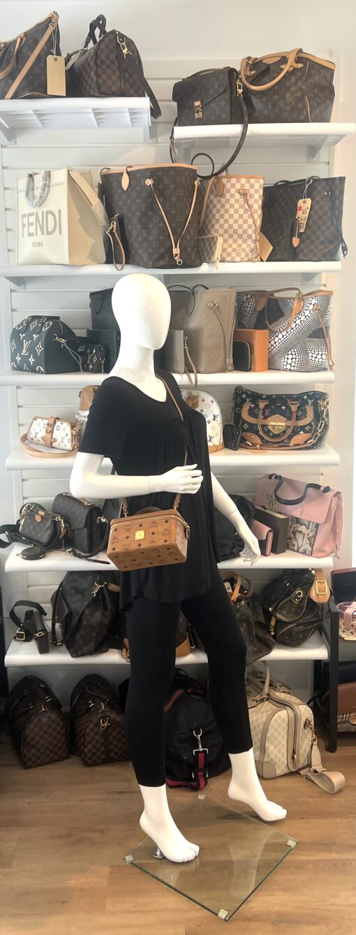 MCM Rockstar Vanity Case or Crossbody Visetos - Image 2