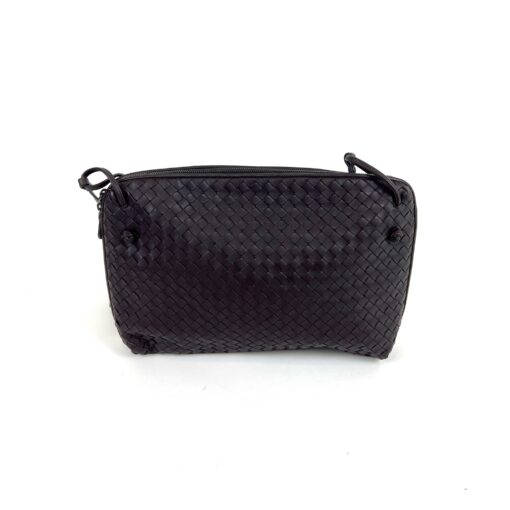 Bottega Veneta Nappa Intrecciato Nodini Crossbody Messenger Chocolate Brown - Image 4