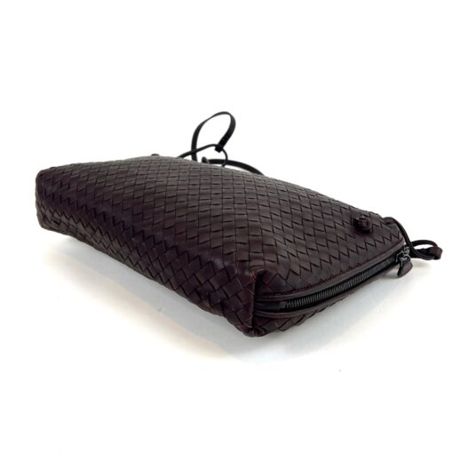 Bottega Veneta Nappa Intrecciato Nodini Crossbody Messenger Chocolate Brown - Image 12
