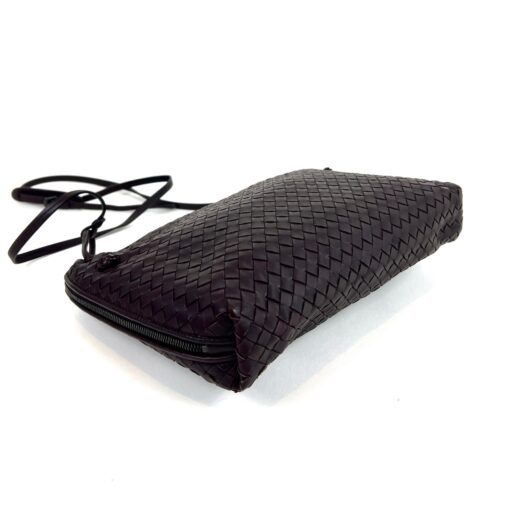 Bottega Veneta Nappa Intrecciato Nodini Crossbody Messenger Chocolate Brown - Image 9
