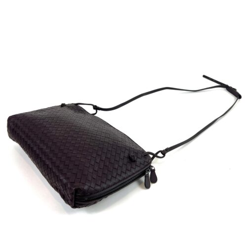 Bottega Veneta Nappa Intrecciato Nodini Crossbody Messenger Chocolate Brown - Image 8