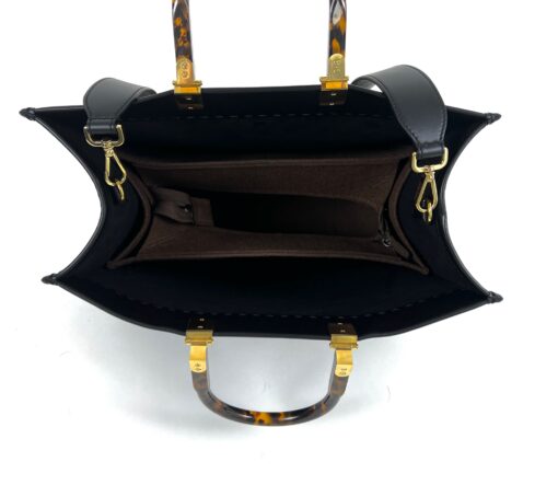 Fendi Black on Black Medium Sunshine Shopper Vitello King - Image 11
