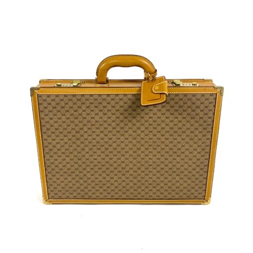 Vintage Gucci Micro G Hard Sided Briefcase