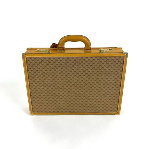 Vintage Gucci Micro G Hard Sided Briefcase - Image 4