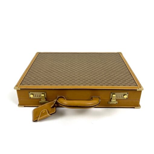 Vintage Gucci Micro G Hard Sided Briefcase - Image 7