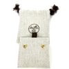 Hermes Mini Pop H Earrings Marron Glace Yellow Gold 3