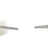 Hermes Mini Pop H Earrings Marron Glace Yellow Gold 11