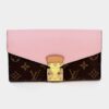 Louis Vuitton Pallas Long Wallet Monogram with Rose Ballerine