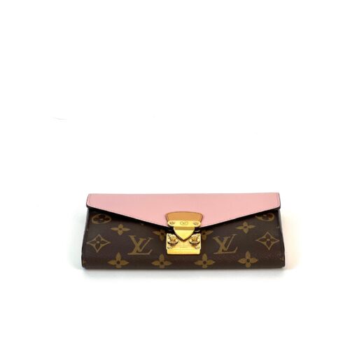 Louis Vuitton Pallas Long Wallet Monogram with Rose Ballerine - Image 7