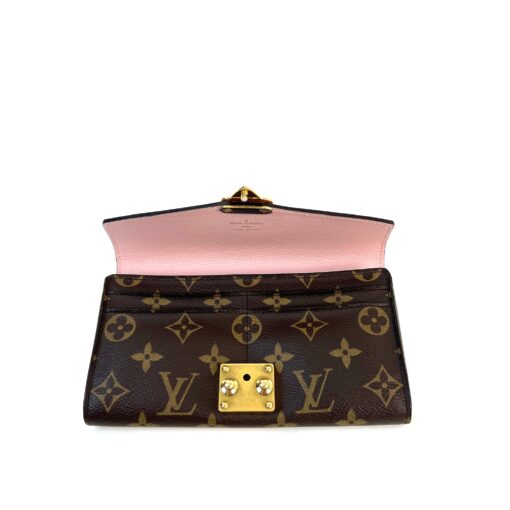 Louis Vuitton Pallas Long Wallet Monogram with Rose Ballerine - Image 5