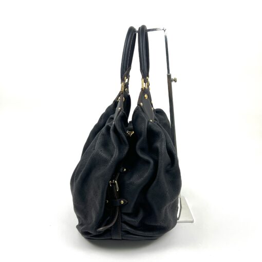Louis Vuitton Black Leather Mahina XL Hobo - Image 7