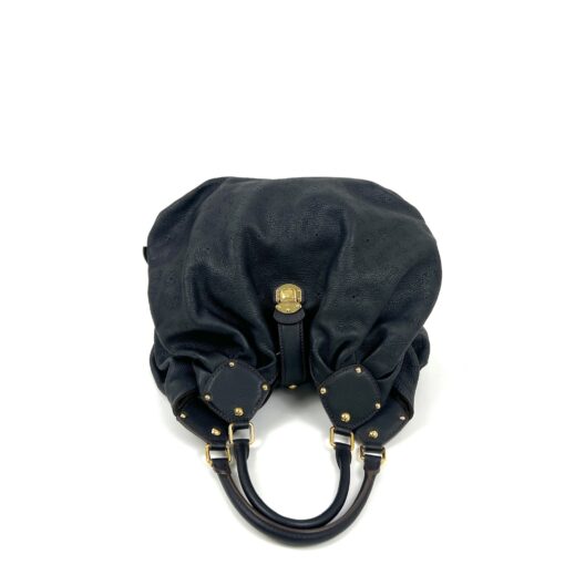 Louis Vuitton Black Leather Mahina XL Hobo - Image 13