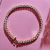 2 Carat Lab Grown Diamond 7" Tennis Bracelet .925 Silver