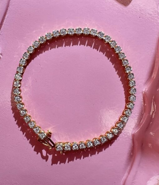 2 Carat Lab Grown Diamond 7" Tennis Bracelet .925 Silver