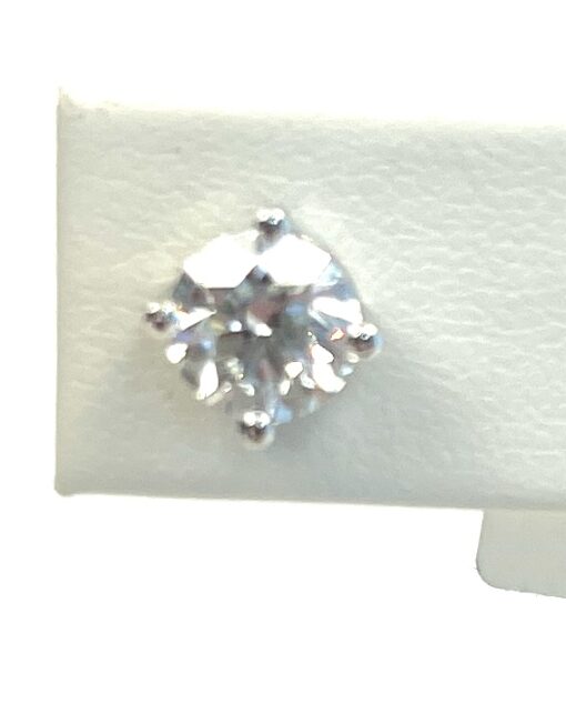 Brand New 2.02 Total Carat Weight Lab Diamond Studs in 24k White Gold - Image 12