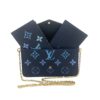 Louis Vuitton Empreinte Monogram Giant Felicie Pochette Chain Wallet Gradient Blue
