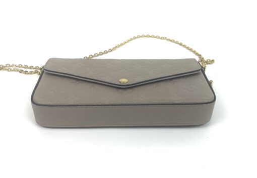 Louis Vuitton Empreinte Pochette Felicie Chain Wallet Tourterelle - Image 12