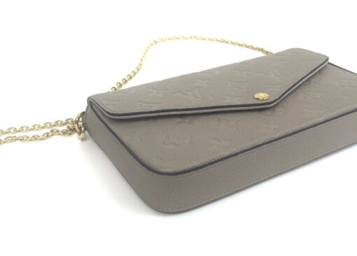 Louis Vuitton Empreinte Pochette Felicie Chain Wallet Tourterelle - Image 11