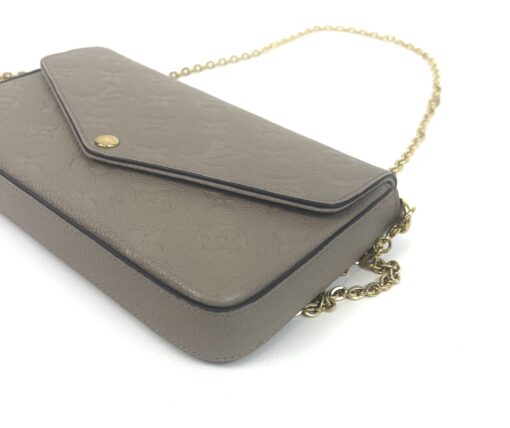 Louis Vuitton Empreinte Pochette Felicie Chain Wallet Tourterelle - Image 10