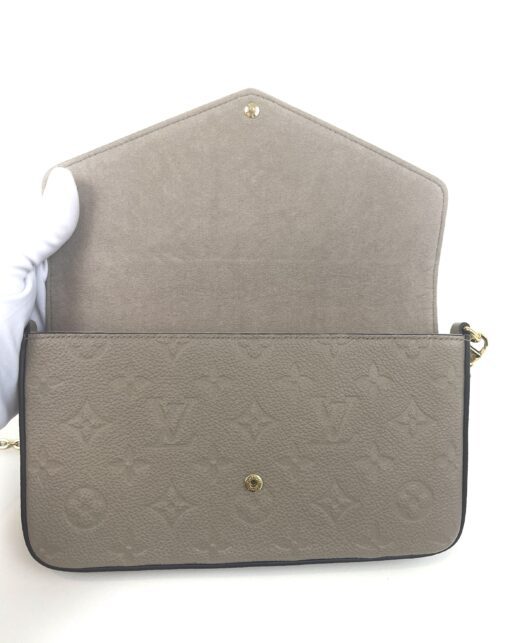 Louis Vuitton Empreinte Pochette Felicie Chain Wallet Tourterelle - Image 6