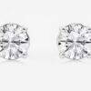 Brand New 2.02 Total Carat Weight Lab Diamond Studs in 24k White Gold