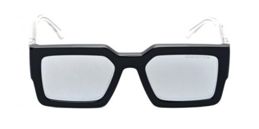 Louis Vuitton Clash Square Limited Edition Black/Crystal Mirrored Unisex Sunglasses - Image 18