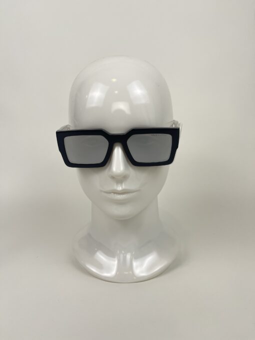 Louis Vuitton Clash Square Limited Edition Black/Crystal Mirrored Unisex Sunglasses - Image 4