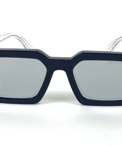 Louis Vuitton Clash Square Limited Edition Black/Crystal Mirrored Unisex Sunglasses 2