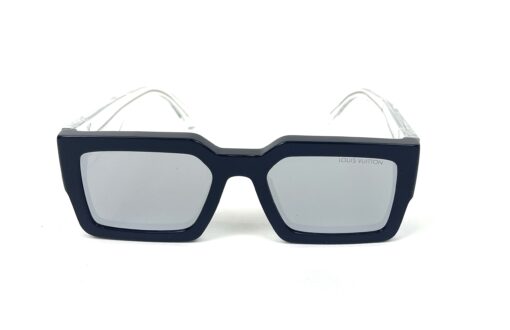 Louis Vuitton Clash Square Limited Edition Black/Crystal Mirrored Unisex Sunglasses - Image 5