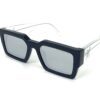 Louis Vuitton Clash Square Limited Edition Black/Crystal Mirrored Unisex Sunglasses
