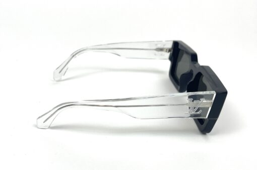 Louis Vuitton Clash Square Limited Edition Black/Crystal Mirrored Unisex Sunglasses - Image 10