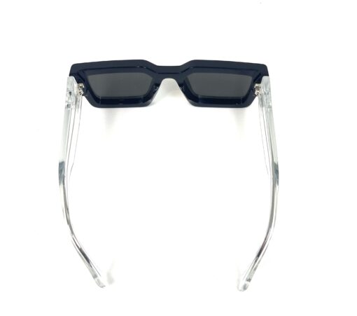 Louis Vuitton Clash Square Limited Edition Black/Crystal Mirrored Unisex Sunglasses - Image 9