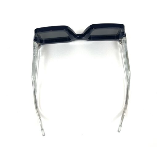 Louis Vuitton Clash Square Limited Edition Black/Crystal Mirrored Unisex Sunglasses - Image 6