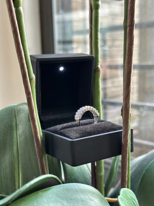 2 Carat Weight Lab Diamond Band 7" .925 Silver - Image 4