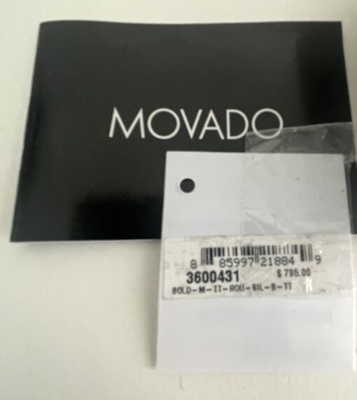 Movado Bold Evolution 2.0 Men's Unisex 2 Tone Watch - Image 12
