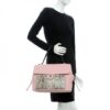 Louis Vuitton Calfskin Snakeskin Lockme MM Rose Ballerine 2