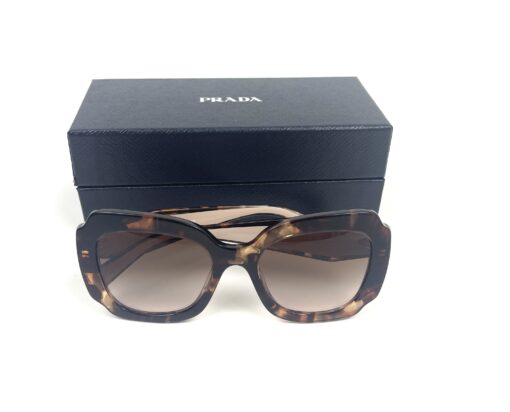 Prada Women's Havana Brown Gradiant Sunglasses PR16Y - Image 9
