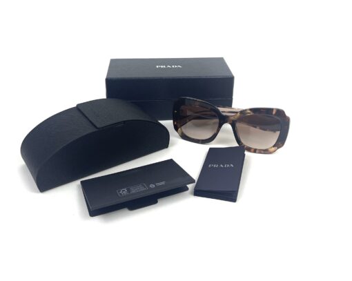 Prada Women's Havana Brown Gradiant Sunglasses PR16Y - Image 5