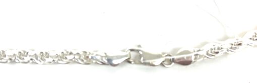Sterling Silver .925 Unisex Rope Necklace 24" - Image 8