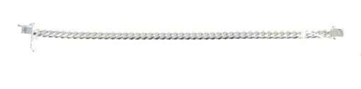Unisex Sterling Silver .925 Cuban Bracelet 8" 6MM - Image 9