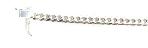Unisex Sterling Silver .925 Cuban Bracelet 8" 6MM - Image 8