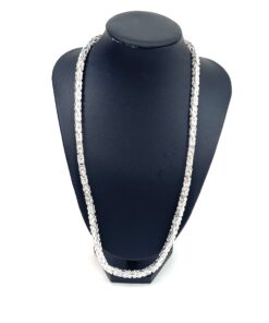 Unisex .925 Sterling Silver Byzantine 22″ 5MM Necklace 2