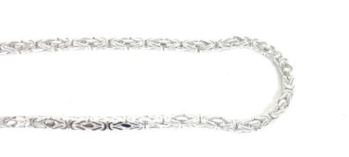 Unisex .925 Sterling Silver Byzantine 22" 5MM Necklace - Image 7