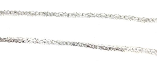 Unisex .925 Sterling Silver Byzantine 22" 5MM Necklace - Image 6
